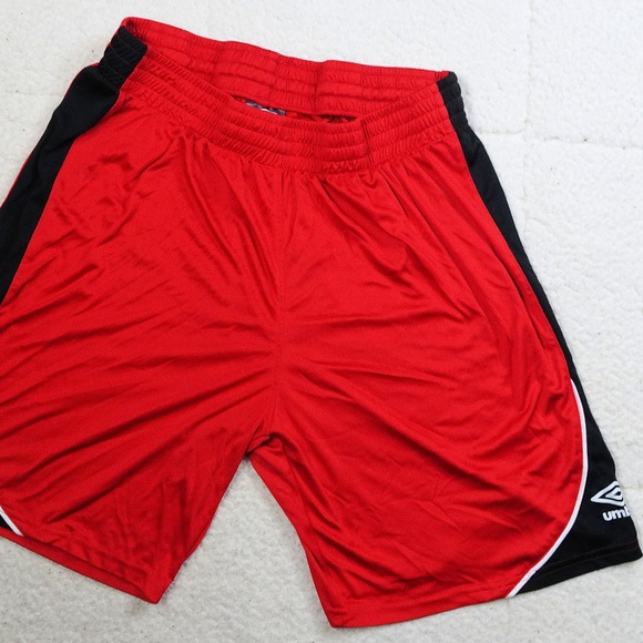 Umbro Shorts Red/Black Tie String X-Large - Picture 1 of 6